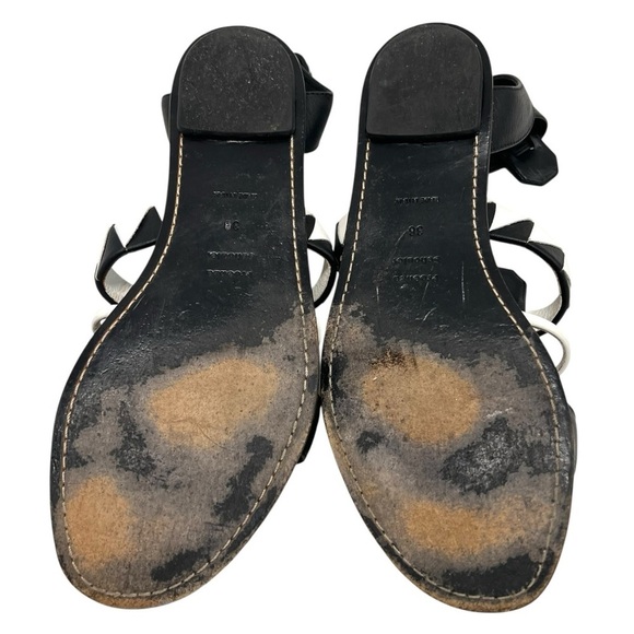 Proenza Schouler Leather Two Tone Gladiator Ankle Strap Sandals Women’s 38 - Picture 12 of 15